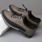 Chaussures Oxford homme à semelle intérieure rembourrée, kaki
