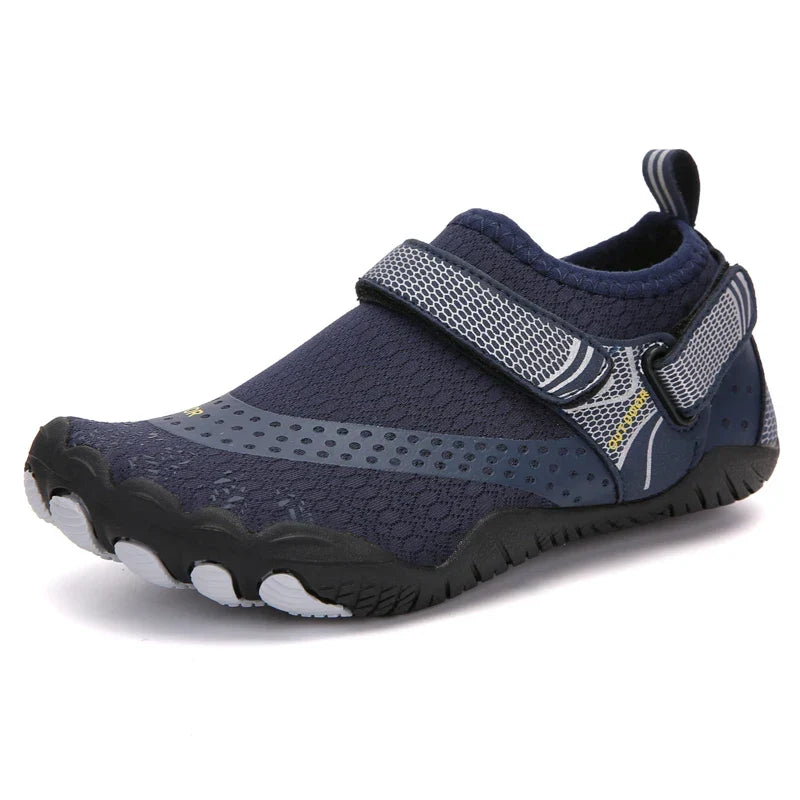 Chaussures aquatiques pieds nus femme et enfant, séchage rapide