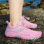 Chaussures pieds nus enfant, semelle souple antidérapante