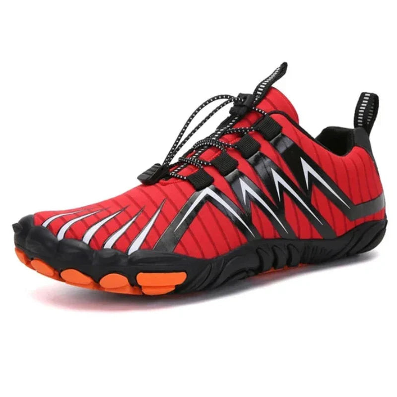 Chaussures pieds nus unisexe à bout large, du 35 au 46, rouge