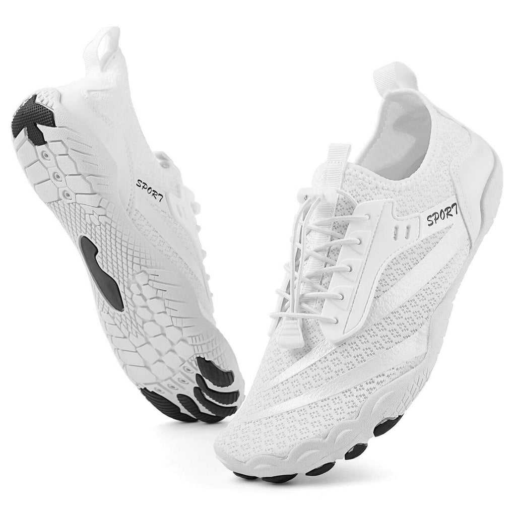 Chaussures pieds nus mixtes à avant-pied large, du 35 au 47, blanc