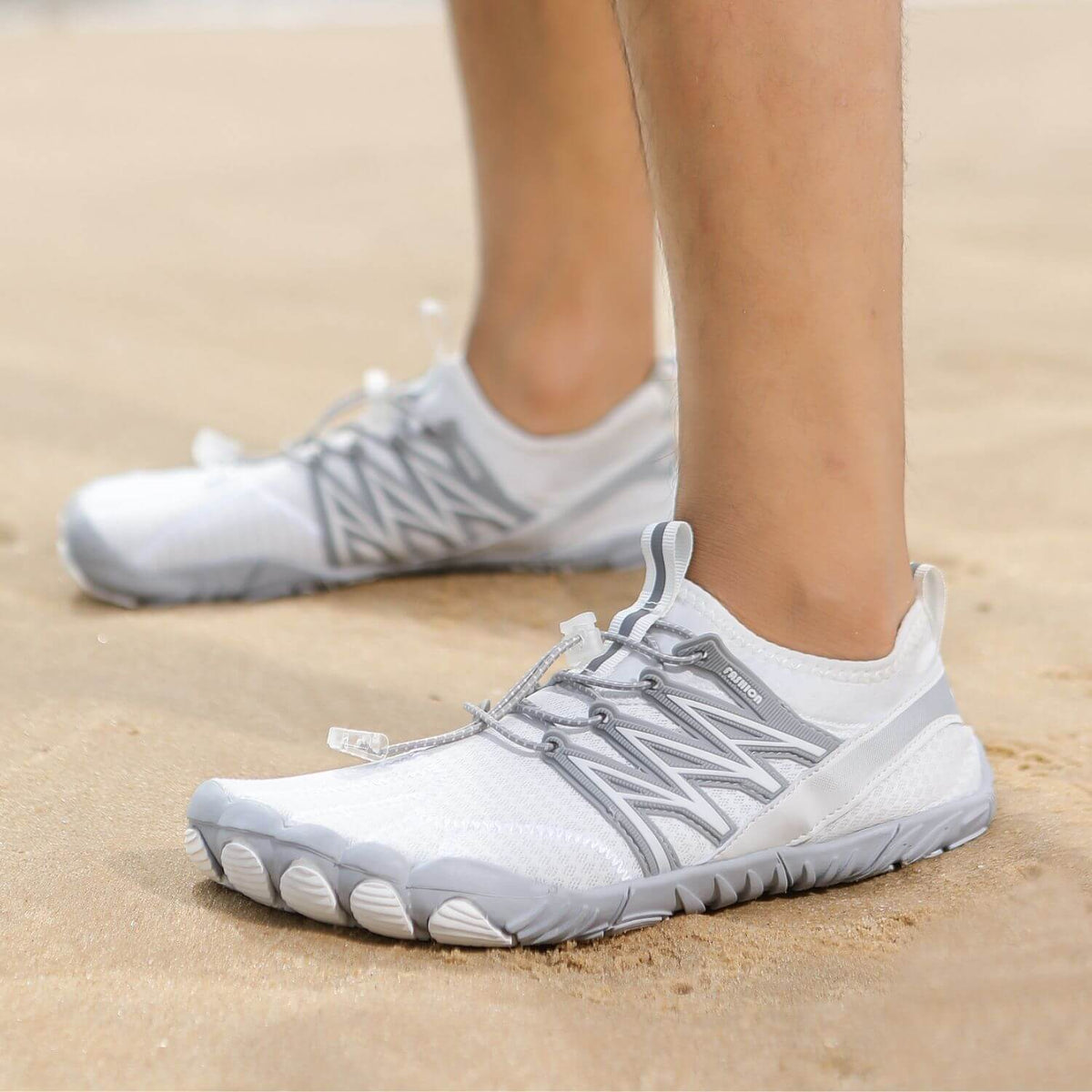 Chaussures pieds nus mixtes, semelle flexible et avant large