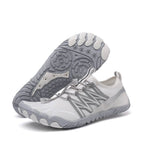 Chaussures pieds nus mixtes, semelle flexible et avant large, blanc