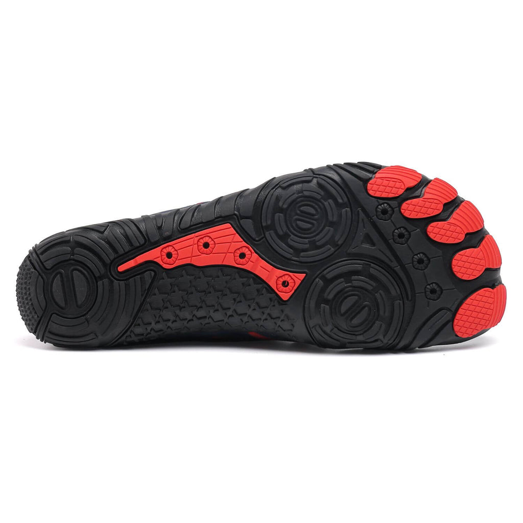 Chaussures pieds nus mixtes, semelle flexible et avant large
