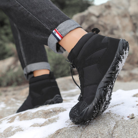 Chaussures pieds nus d'hiver mixtes, semelles de rechange incluses