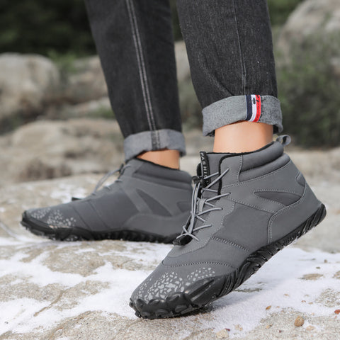 Chaussures pieds nus d'hiver mixtes, semelles de rechange incluses