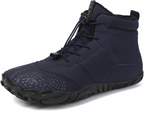 Chaussures pieds nus d'hiver mixtes, semelles de rechange incluses, bleu