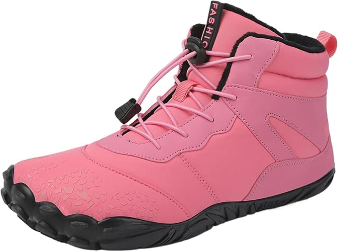 Chaussures pieds nus d'hiver mixtes, semelles de rechange incluses, bleu