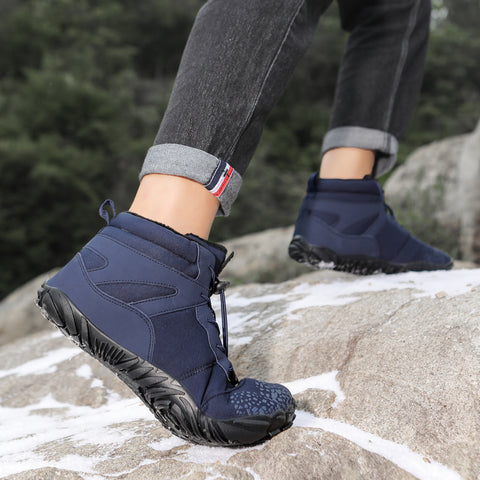 Chaussures pieds nus d'hiver mixtes, semelles de rechange incluses