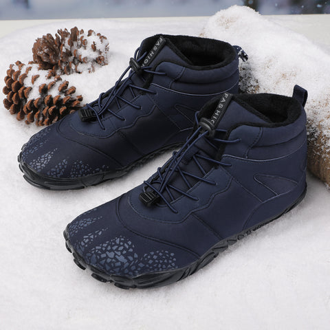 Chaussures pieds nus d'hiver mixtes, semelles de rechange incluses