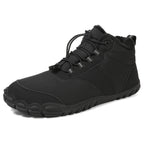 Chaussures pieds nus d'hiver imperméables et fourrées, mixtes, rose