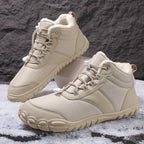 Chaussures pieds nus d'hiver imperméables et fourrées, mixtes