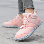 Chaussures pieds nus d'hiver imperméables et fourrées, mixtes