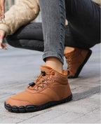 Chaussures pieds nus d'hiver imperméables et fourrées, mixtes