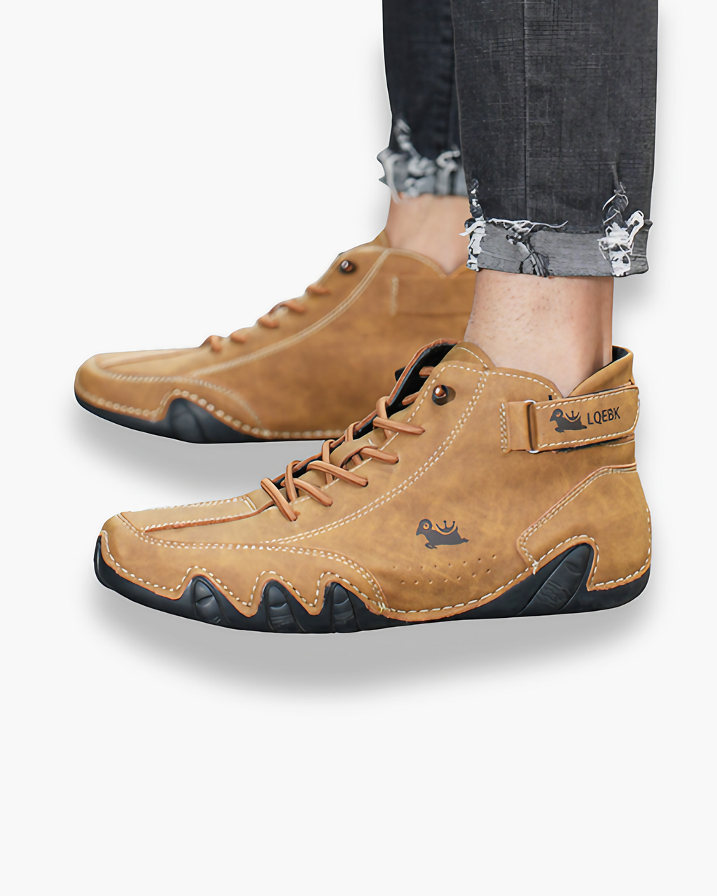 Chaussures pieds nus homme imperméables, semelle antidérapante, brun