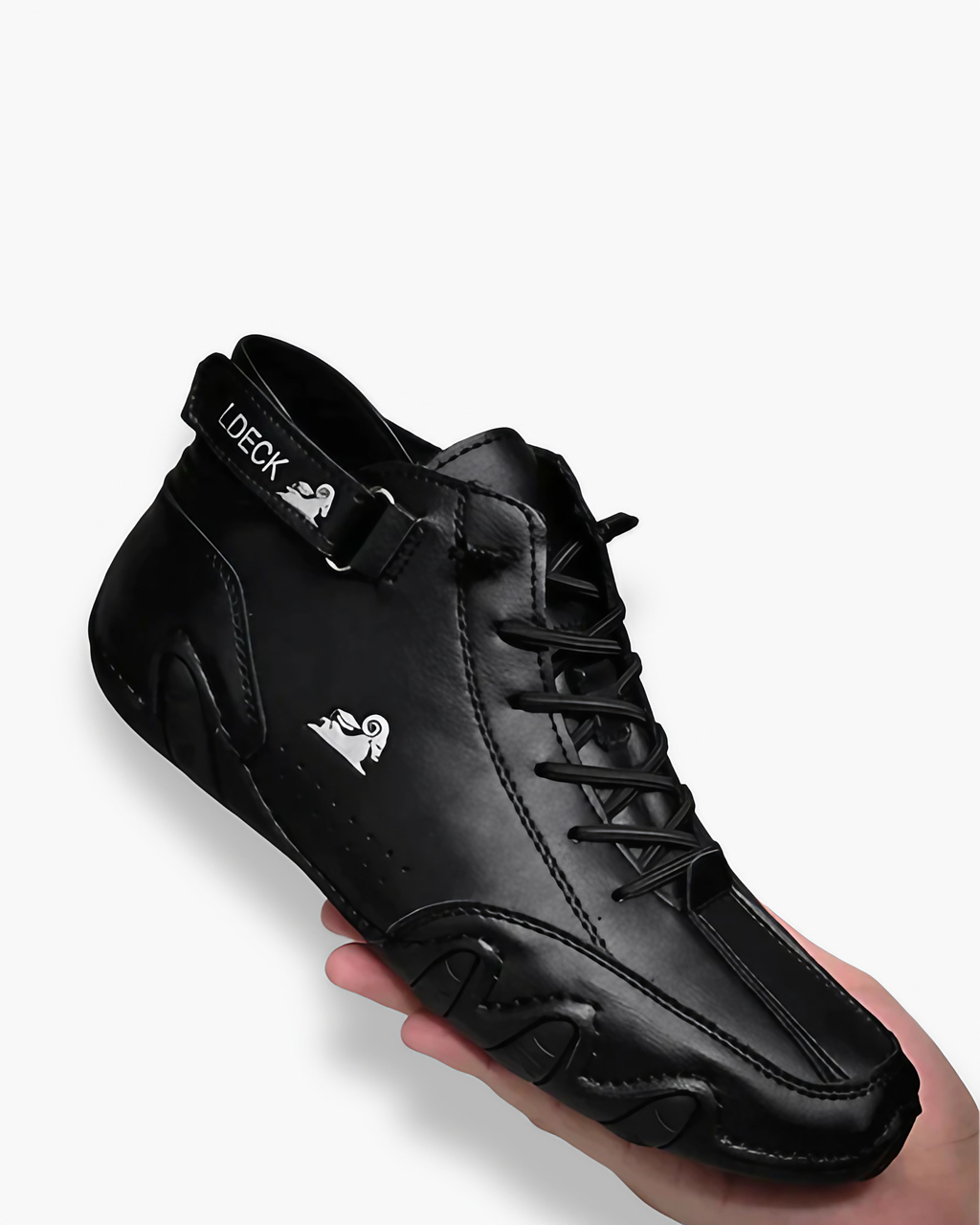 Chaussures pieds nus homme imperméables, semelle antidérapante, noir