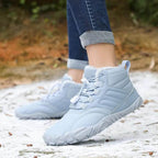 Chaussures pieds nus d'hiver imperméables, doublure polaire