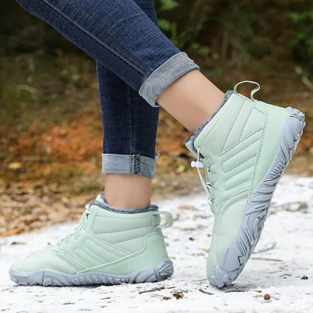 Chaussures pieds nus d'hiver imperméables, doublure polaire