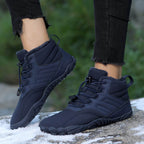 Chaussures pieds nus d'hiver imperméables, doublure polaire