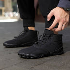 Chaussures pieds nus d'hiver imperméables, doublure polaire