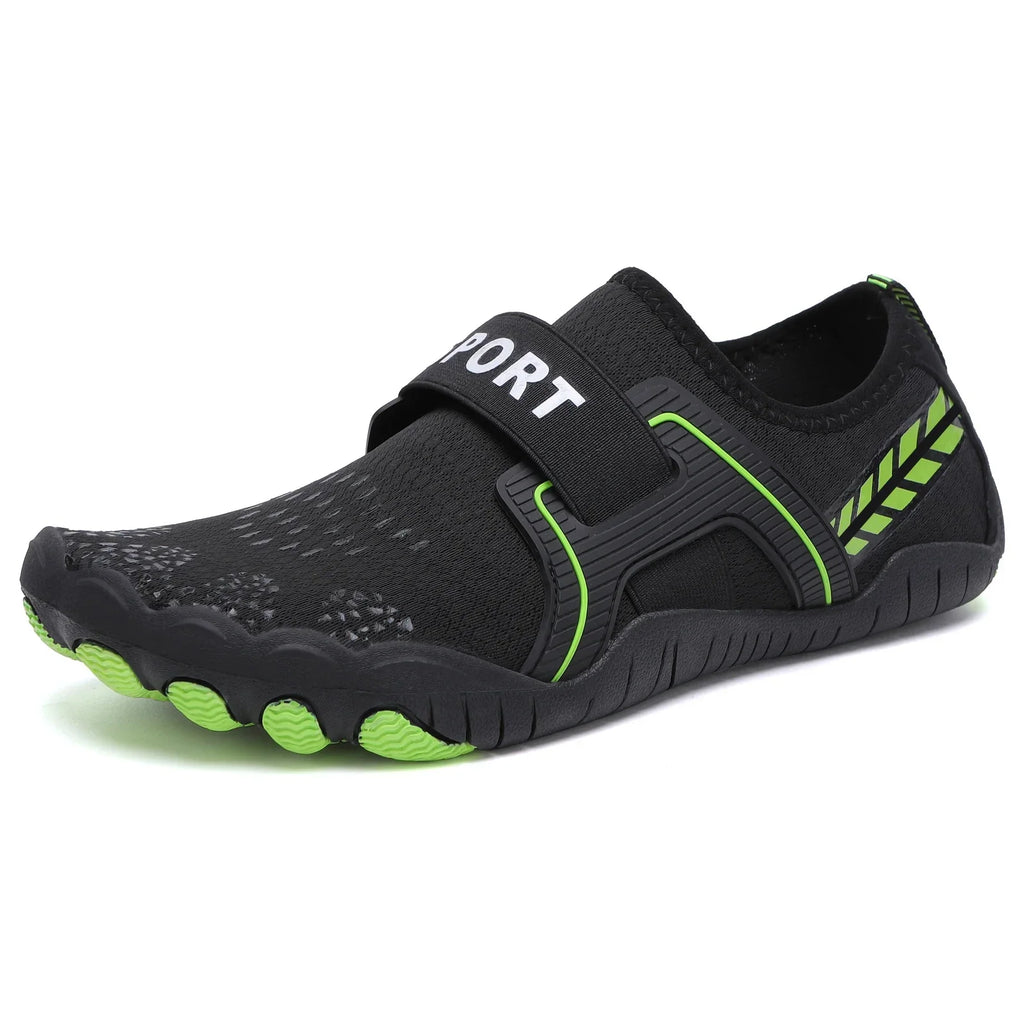 Chaussures pieds nus mixtes, tige en maille, du 35 au 46, noir