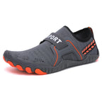 Chaussures pieds nus mixtes, tige en maille, du 35 au 46, gris