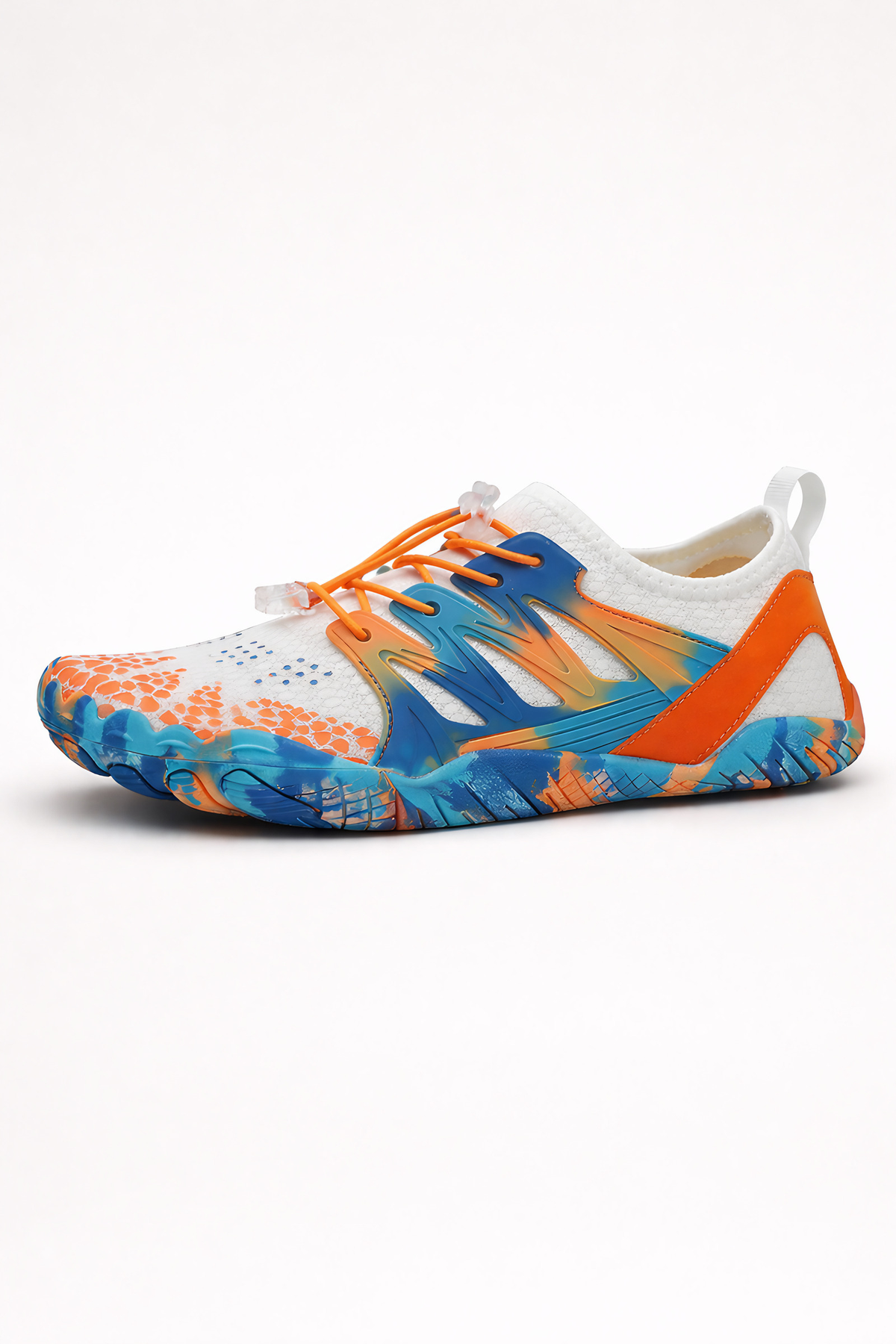Chaussures pieds nus homme à lacets, bicolores, du 37 au 44