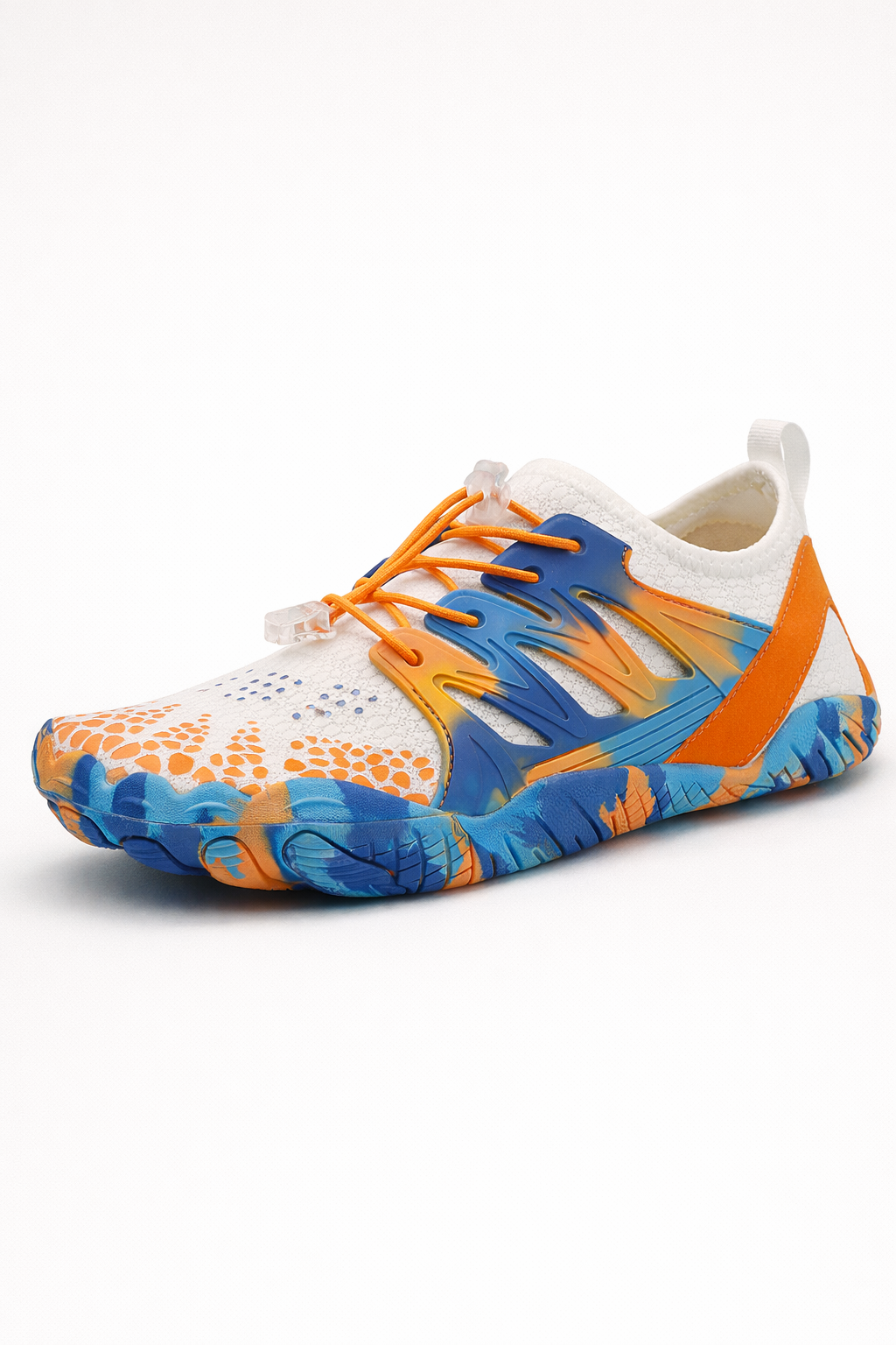Chaussures pieds nus homme à lacets, bicolores, du 37 au 44