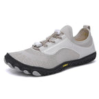 Chaussures pieds nus mixtes à enfiler, semelle en caoutchouc, gris
