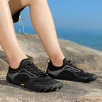 Chaussures pieds nus mixtes à enfiler, semelle en caoutchouc