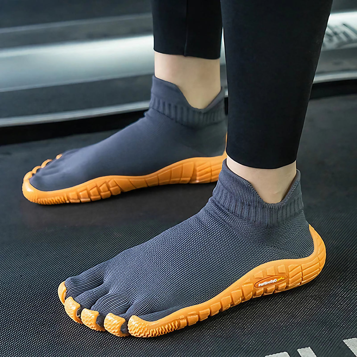 Chaussures pieds nus unisexe légères, semelle en caoutchouc souple, gris