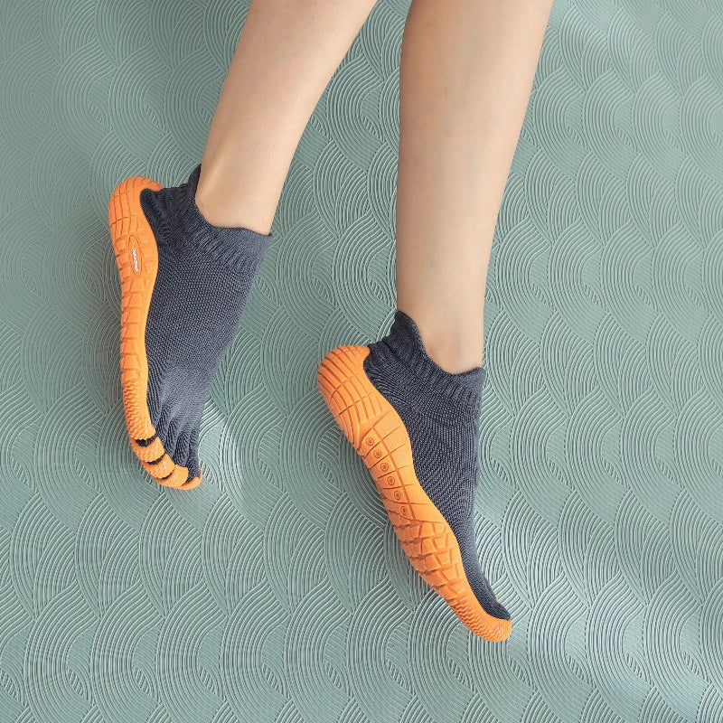 Chaussures pieds nus unisexe légères, semelle en caoutchouc souple