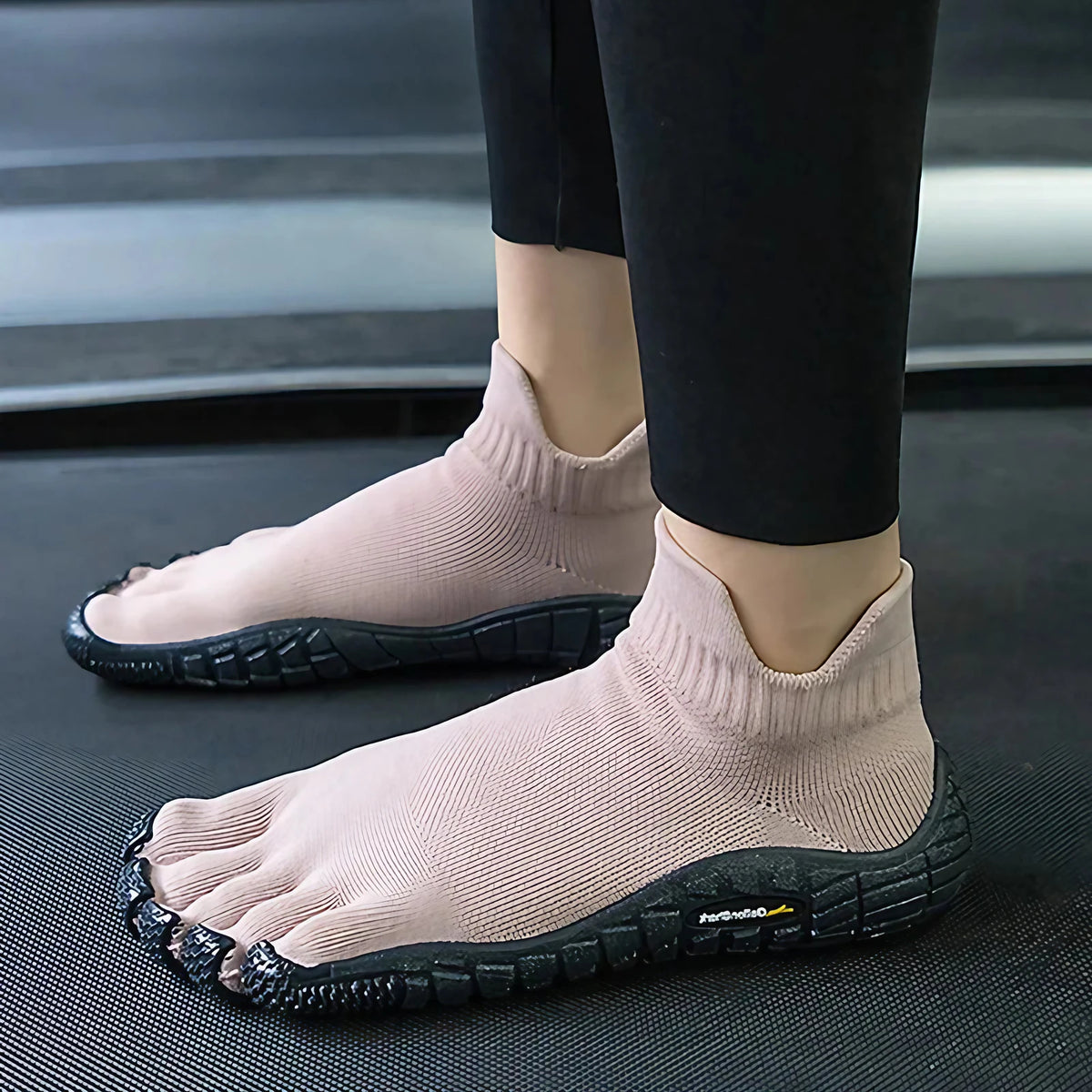 Chaussures pieds nus unisexe légères, semelle en caoutchouc souple, rose