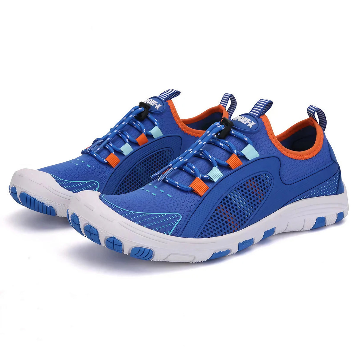 Chaussures pieds nus unisexe en maille, six coloris, 35 au 47, bleu