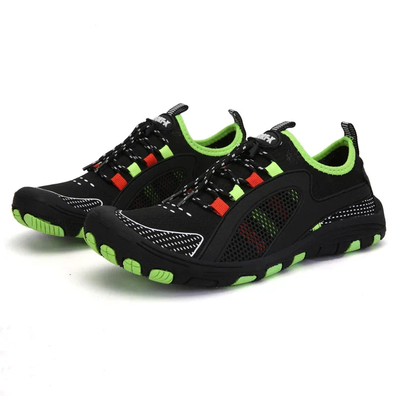 Chaussures pieds nus unisexe en maille, six coloris, 35 au 47, noir