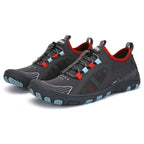 Chaussures pieds nus unisexe en maille, six coloris, 35 au 47, gris et noir
