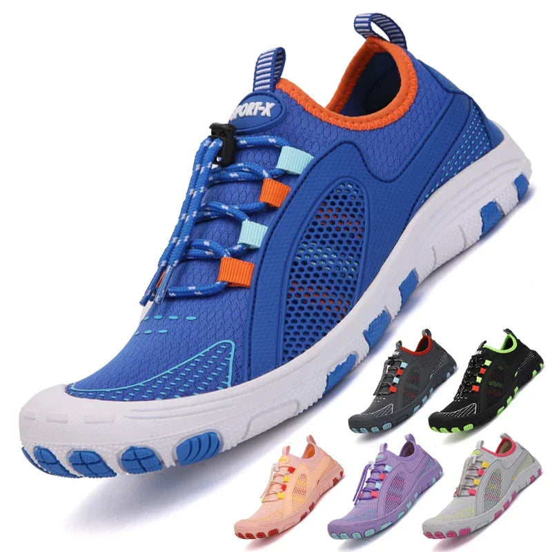 Chaussures pieds nus unisexe en maille, six coloris, 35 au 47