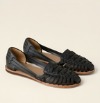 Chaussures plates ouvertes femme pour l'été, trois coloris, noir