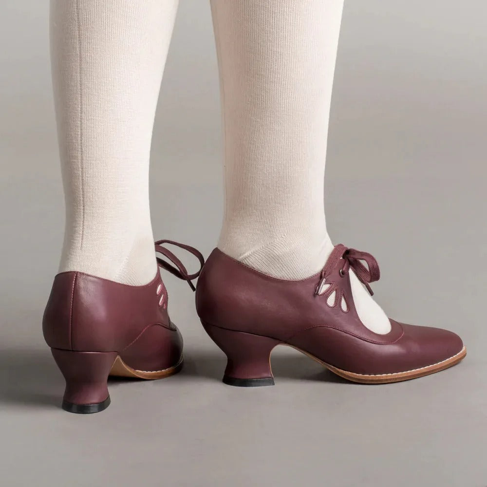 Chaussures rétro femme à petit talon, cinq coloris, du 35 au 42
