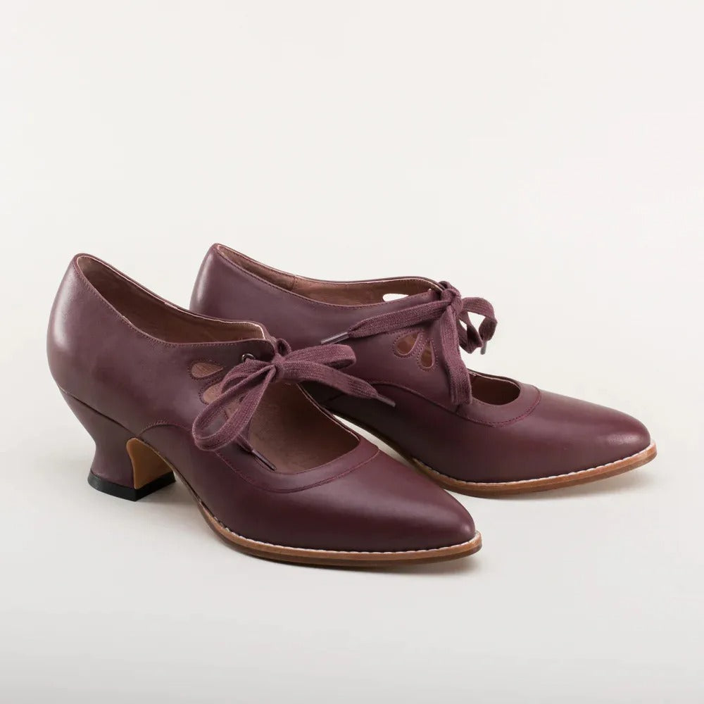 Chaussures rétro femme à petit talon, cinq coloris, du 35 au 42