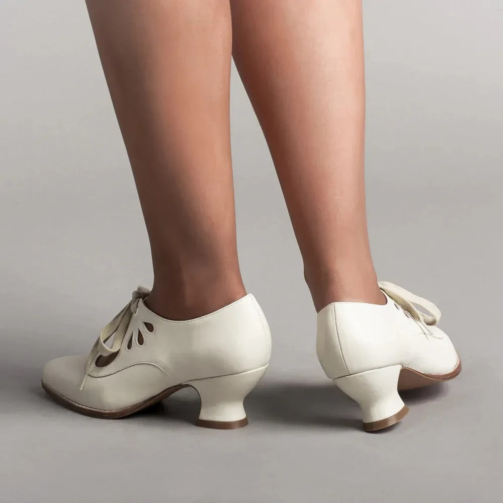Chaussures rétro femme à petit talon, cinq coloris, du 35 au 42