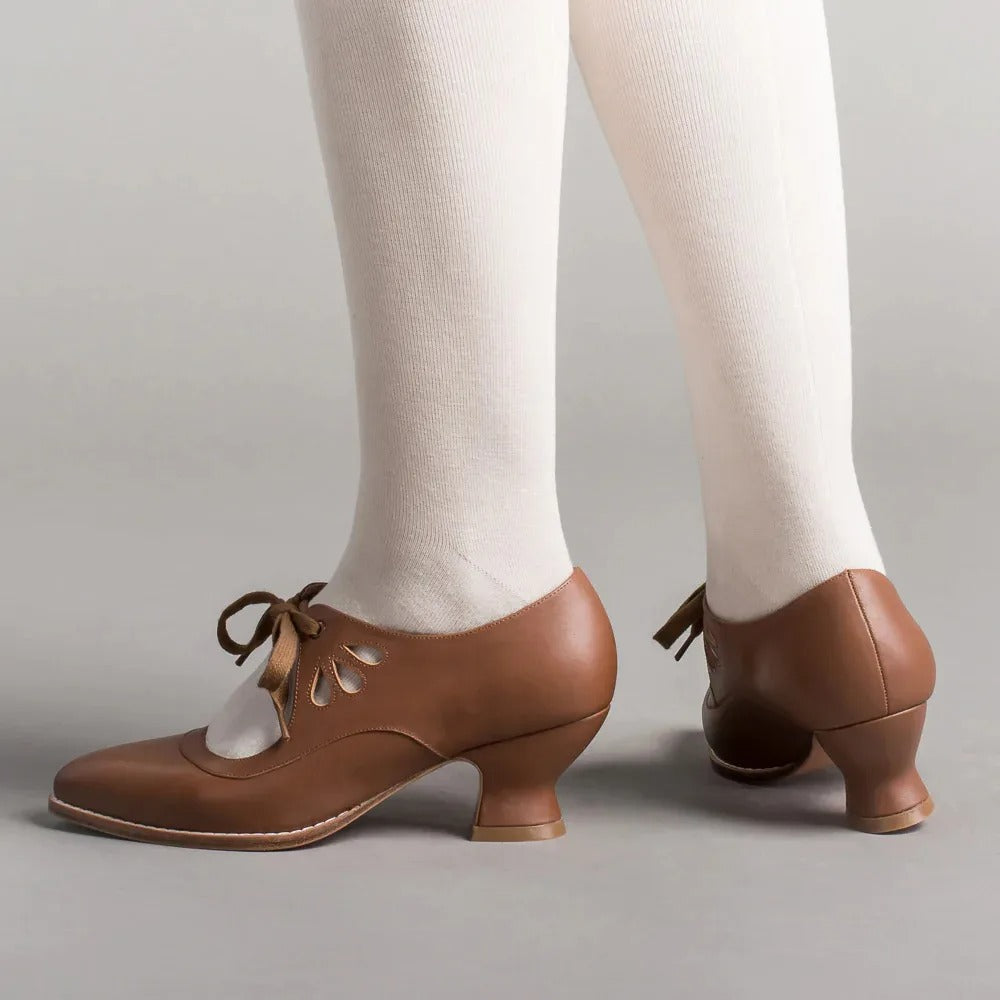 Chaussures rétro femme à petit talon, cinq coloris, du 35 au 42
