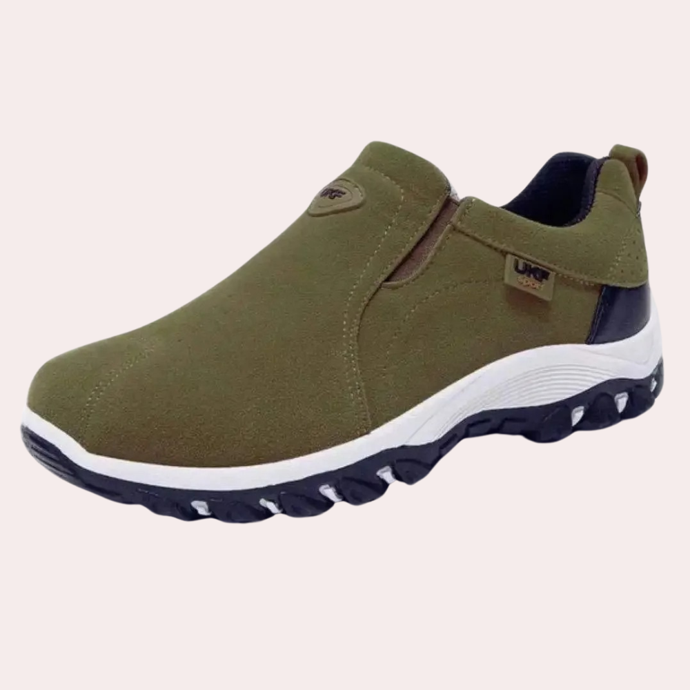 Chaussures sans lacets homme, semelle antidérapante