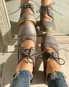 Chaussures à talons vintage femme, beige ou gris, du 35 au 43