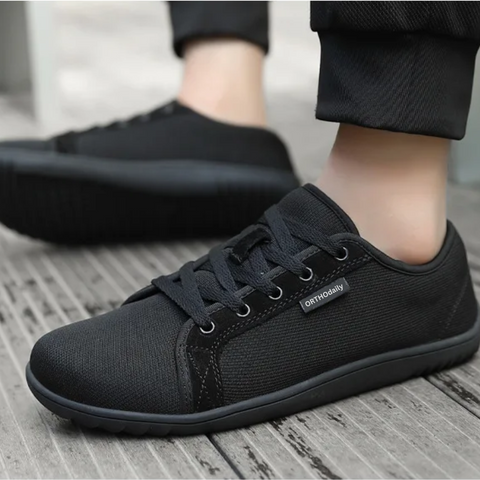 Chaussures zéro drop mixtes à chaussant large et lacets