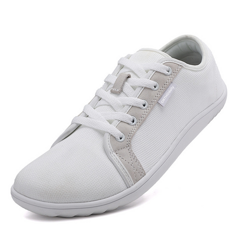 Chaussures zéro drop mixtes à chaussant large et lacets