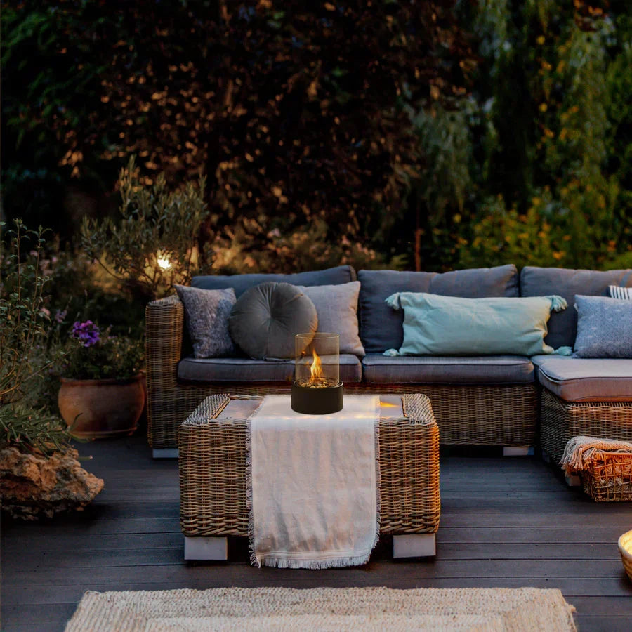 Cheminée de table au bioéthanol sans fumée, deux tailles