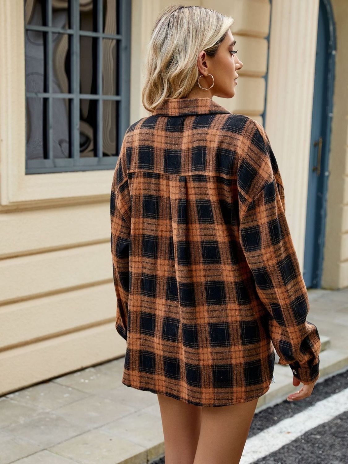 Chemise à carreaux femme, manches longues, huit coloris