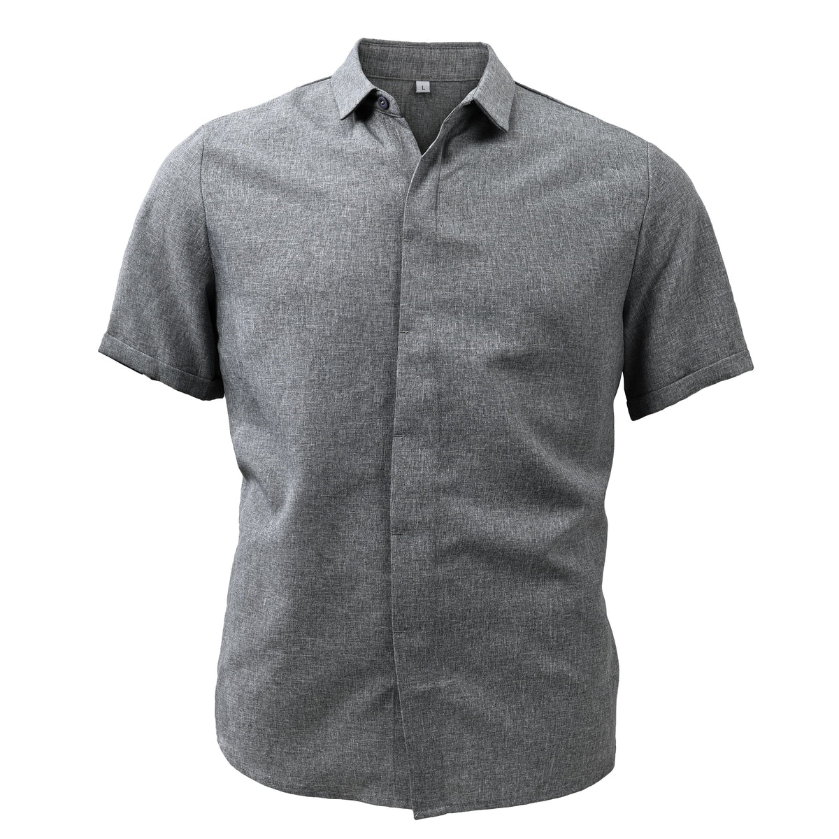 Chemise homme à manches courtes, neuf coloris, du S au 3XL