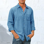 Chemise homme boutonnée coupe classique, cinq coloris